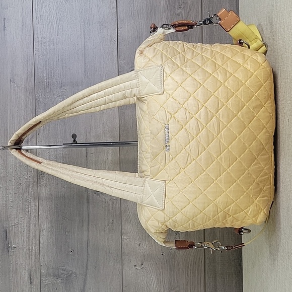 MZ Wallace Handbags - MZ Wallace Yellow Ombre Quilted Nylon Tote Shoulder Bag